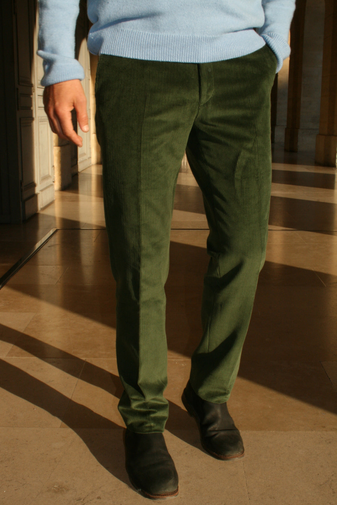Pantalon velours COSSERAT grosses côtes homme – L'Alchimiste
